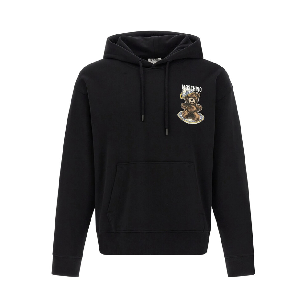 パーカー・フーディ Moschino White Cotton Sweatshirt MOSCHINO | White Men's Hooded Sweatshirt | YOOX