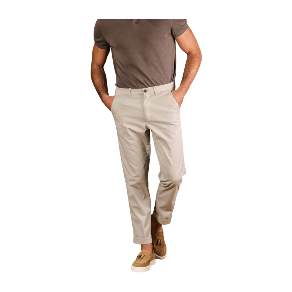 Mason's, Byxor, Herr, L, Bomull, Avslappnad passform Chinos 22 Lätta Byxor