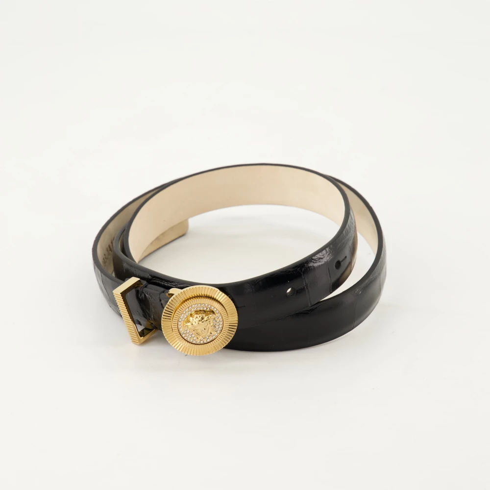 Versace Medusa Riem Lente-Zomer 2025 Collectie Black Dames