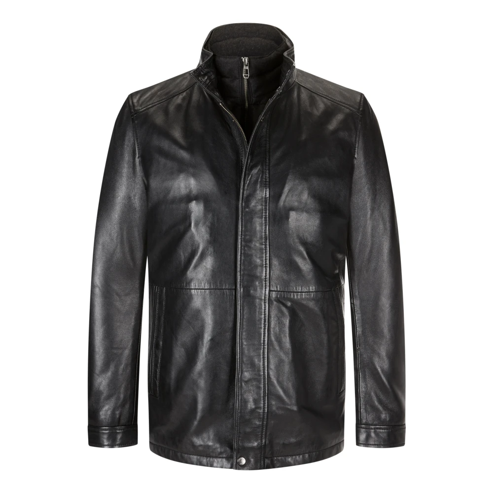 Milestone Lam Kwaliteit Winterjas Black Heren