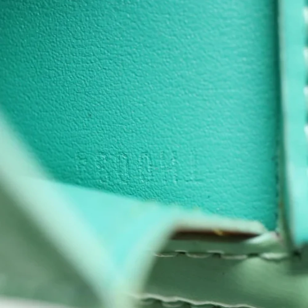Louis Vuitton Vintage Pre-owned Leather pouches Green Dames