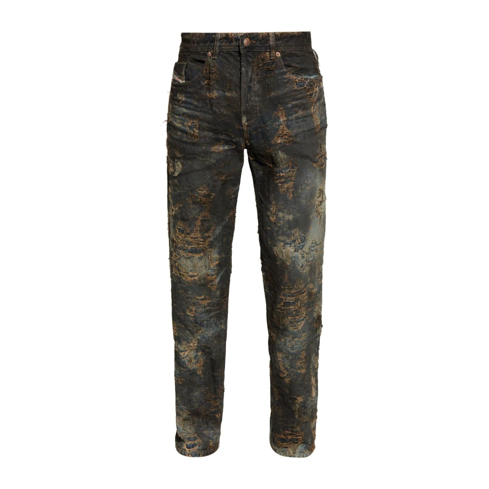Diesel Blauwe Denim Jeans Blue Heren