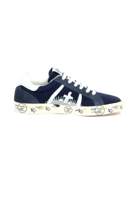 Andy Lace Barnskor Navy Suede