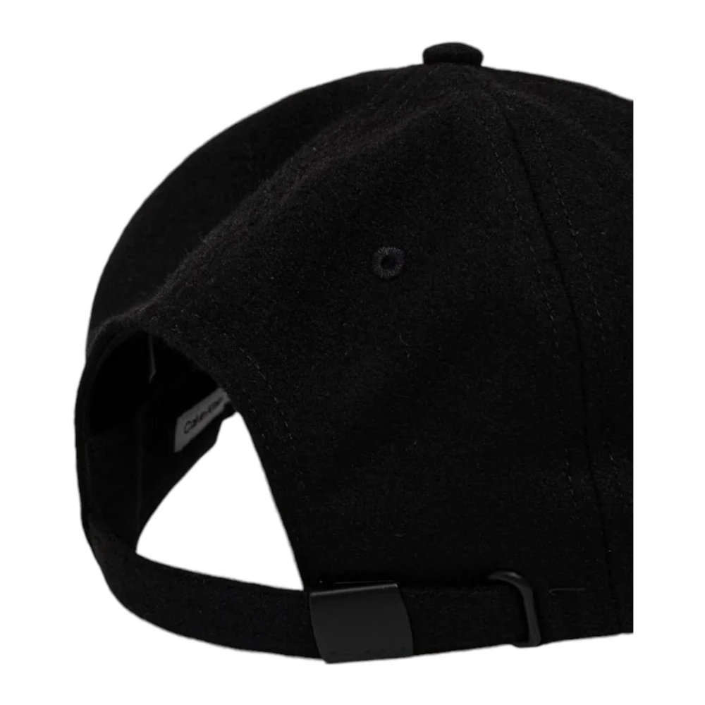 Calvin Klein Mannen wollen blend wintermutsen collectie Black Heren