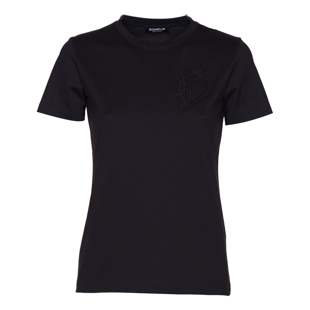 Dondup Stijlvolle T-shirts en Polos Black Dames