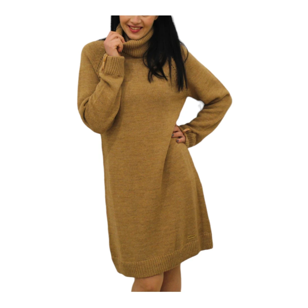 Alviero Martini 1a Classe Elegante Jurk voor Vrouwen Beige Dames