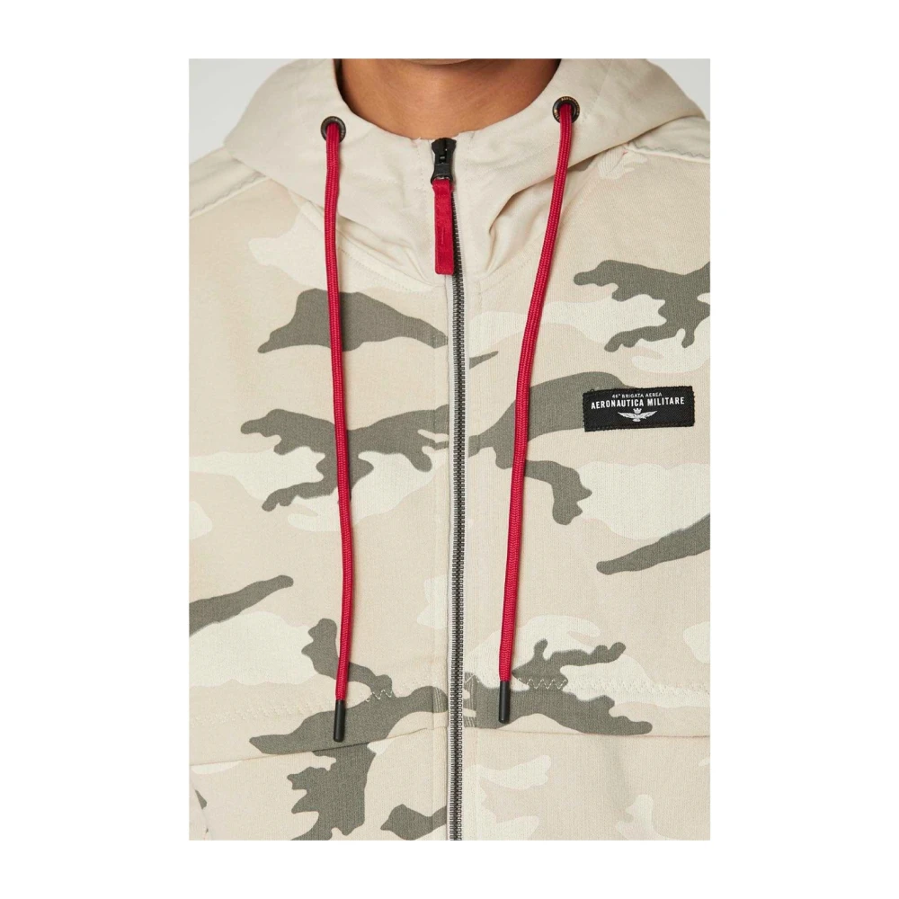 aeronautica militare Antarctica Speciale Editie Fleece White Heren