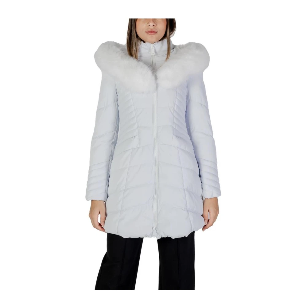 Guess Polyurethaan Jassen & Mantels Collectie White Dames