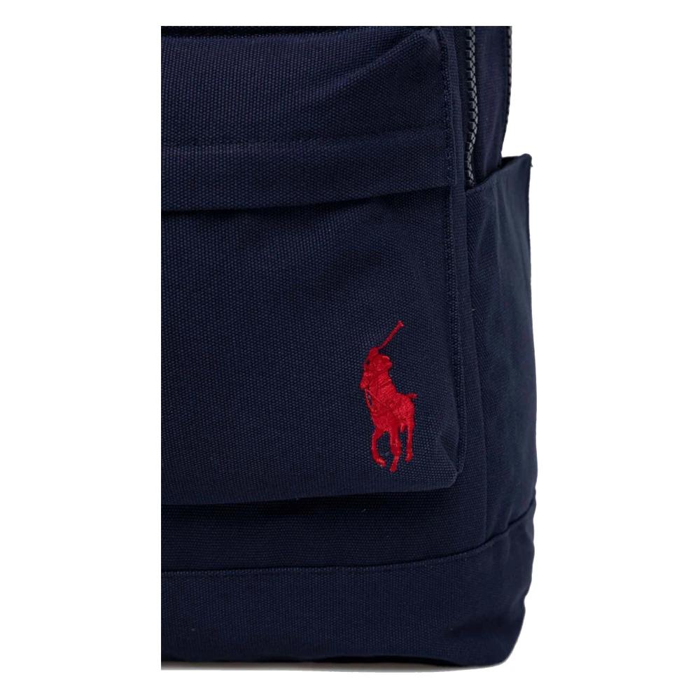 Ralph Lauren Katoenen Rugzak Wasinstructies Gemaakt in China Blue Unisex
