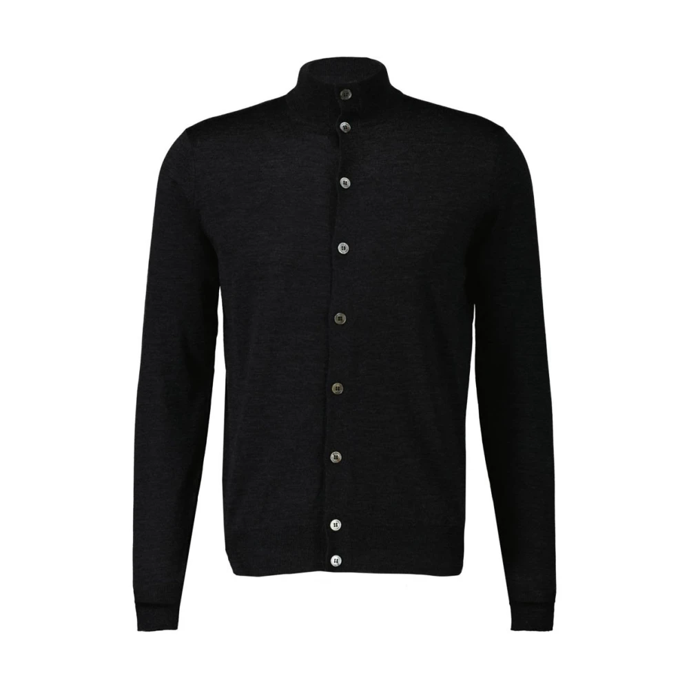 Filippo De Laurentiis Stijlvolle Cardigan Black Heren