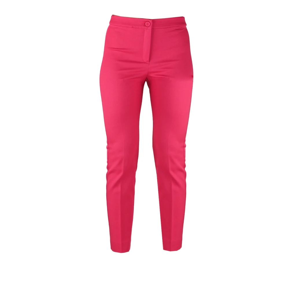 Pennyblack Slim Cigarette Broek in Stretch Faille Pink Dames