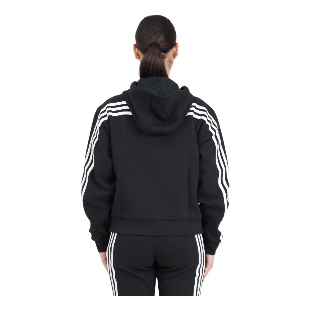 Adidas Future Icons 3 Stripes Hoodie Black Dames