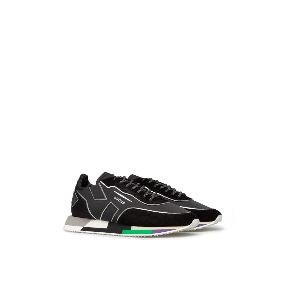Ghoud Lage Nylon/Synthetische Sportschoenen Heren Schoenen Zwart