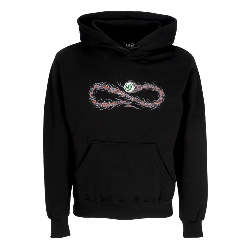 Propaganda Zwarte hoodie met voorzak Black Heren