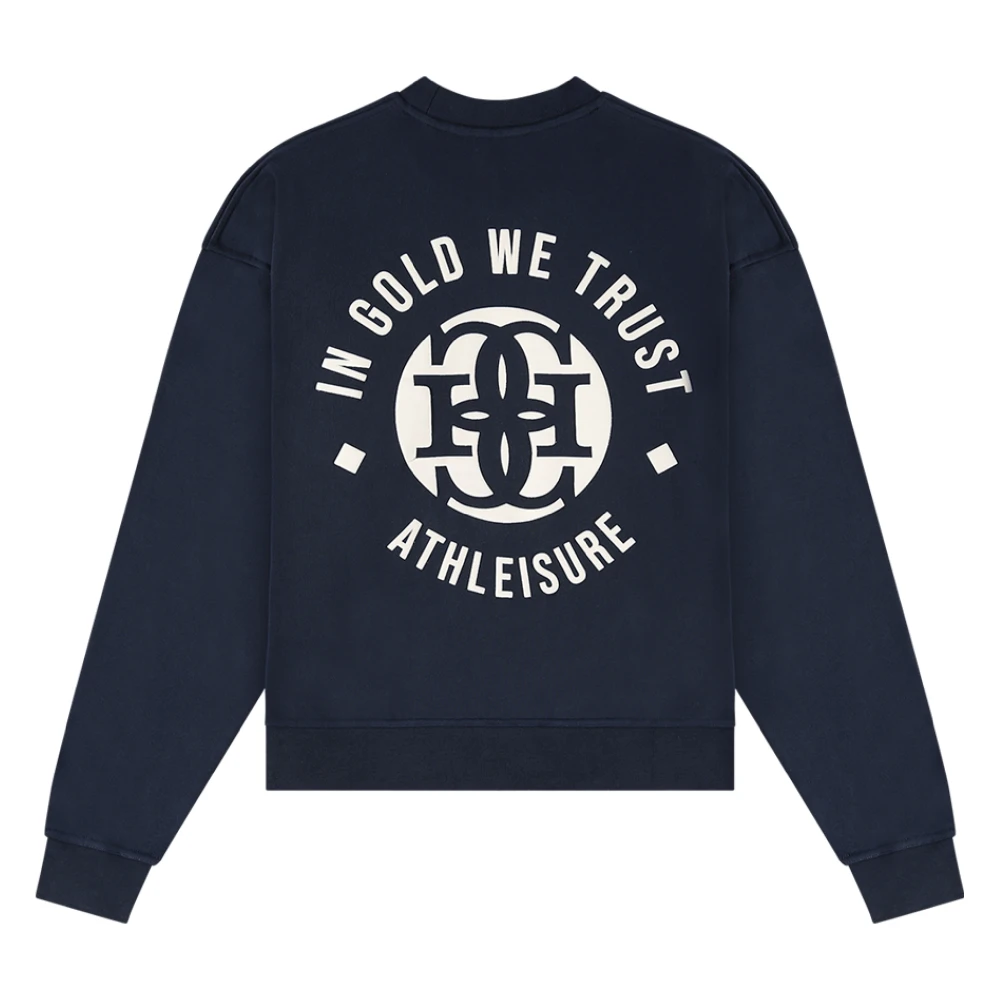 In Gold We Trust Sweatshirts Blue Heren