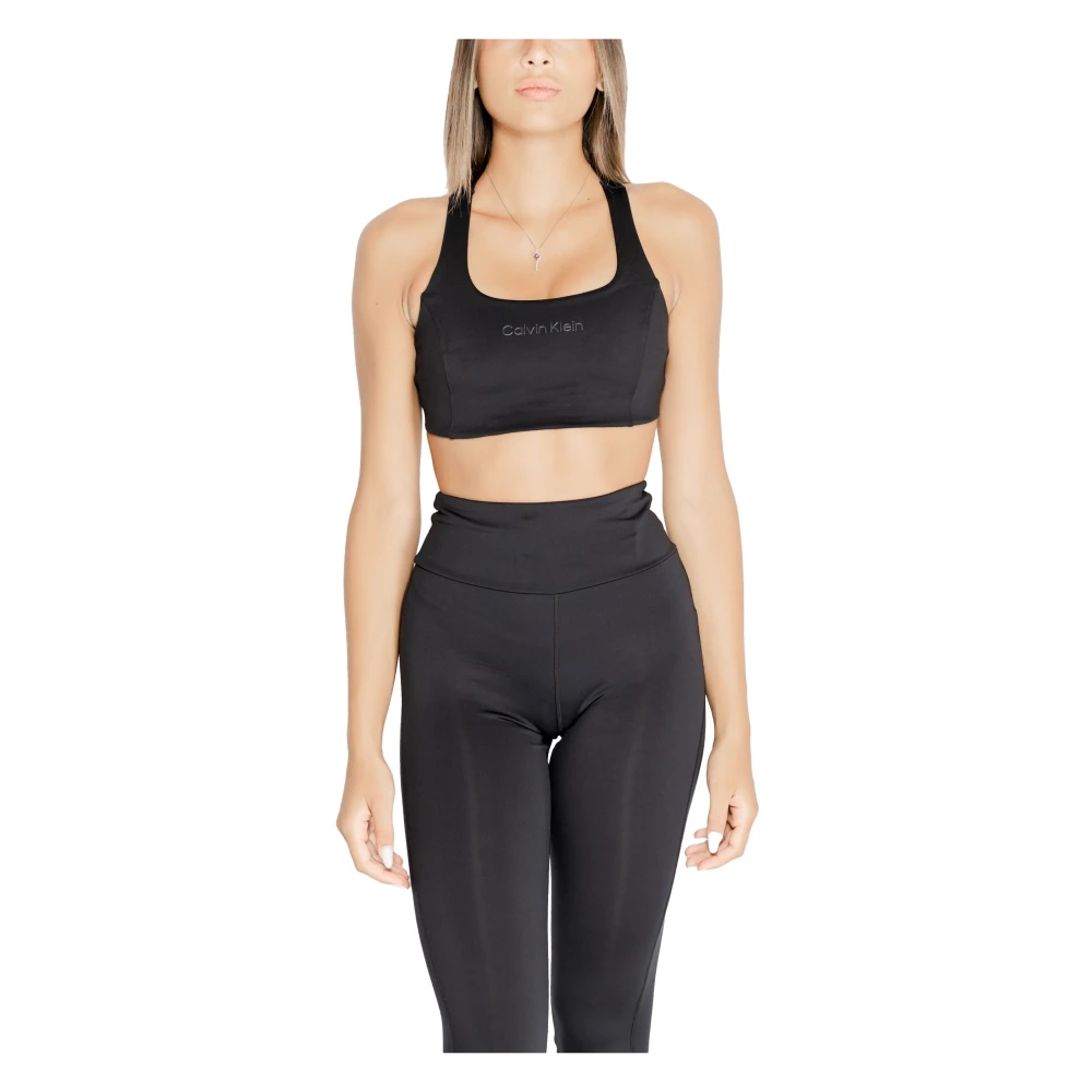 Calvin Klein Zwarte Slip On Ondergoed met Bandjes Black Dames