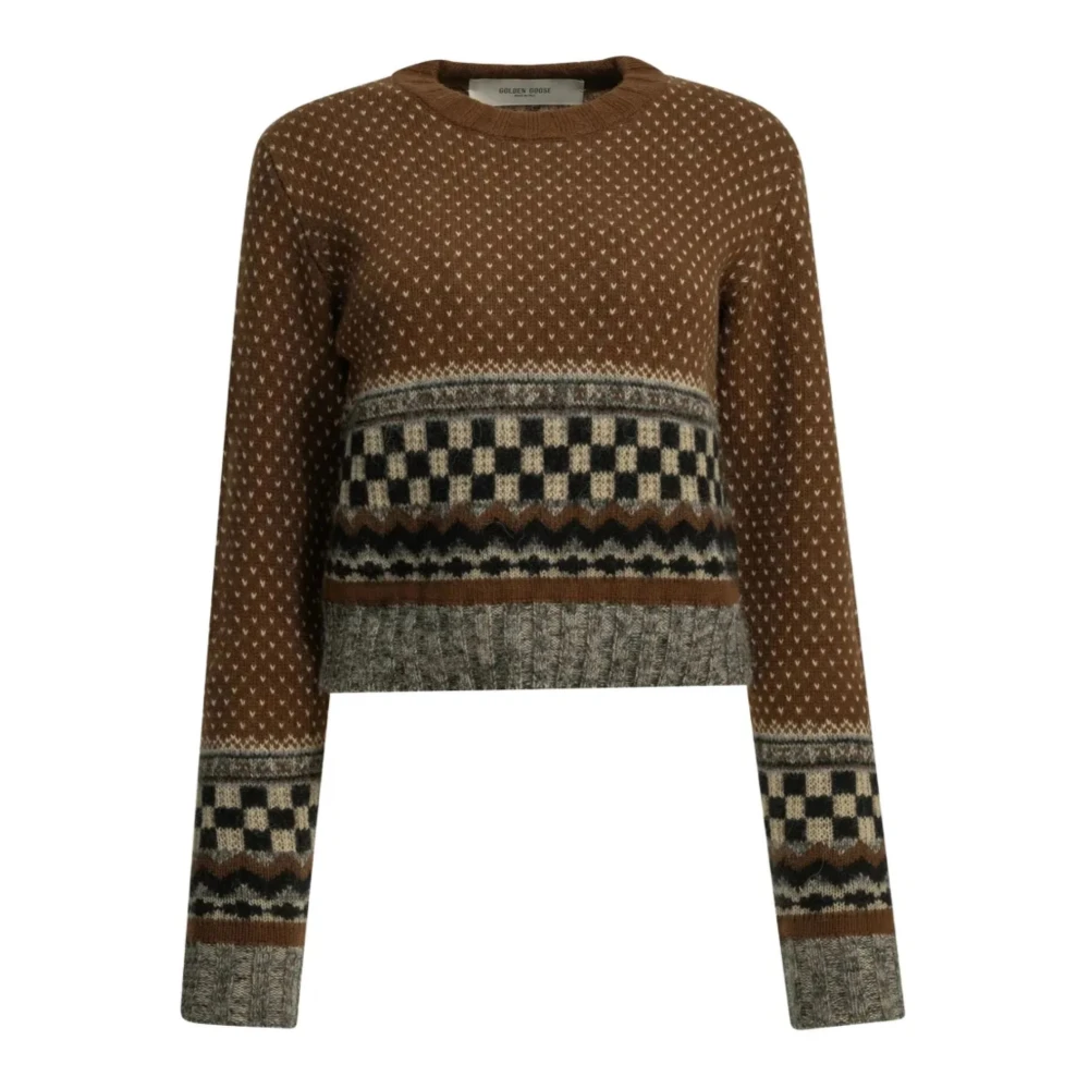 Golden Goose Mujer Marrón - Jersey De Cuello Redondo - Knitwear - S
