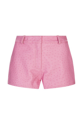 pink-leather-shorts-women-summer-style