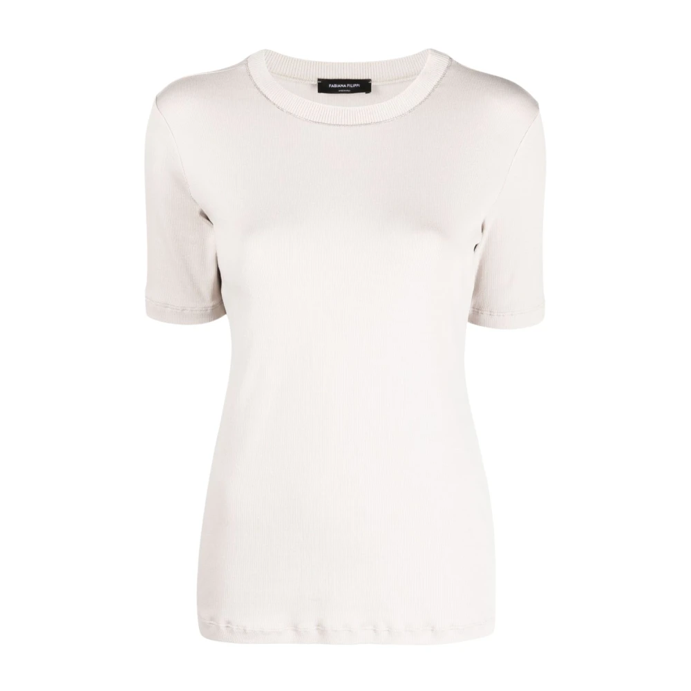 Fabiana Filippi T-Shirts Stijlvolle Collectie White Dames