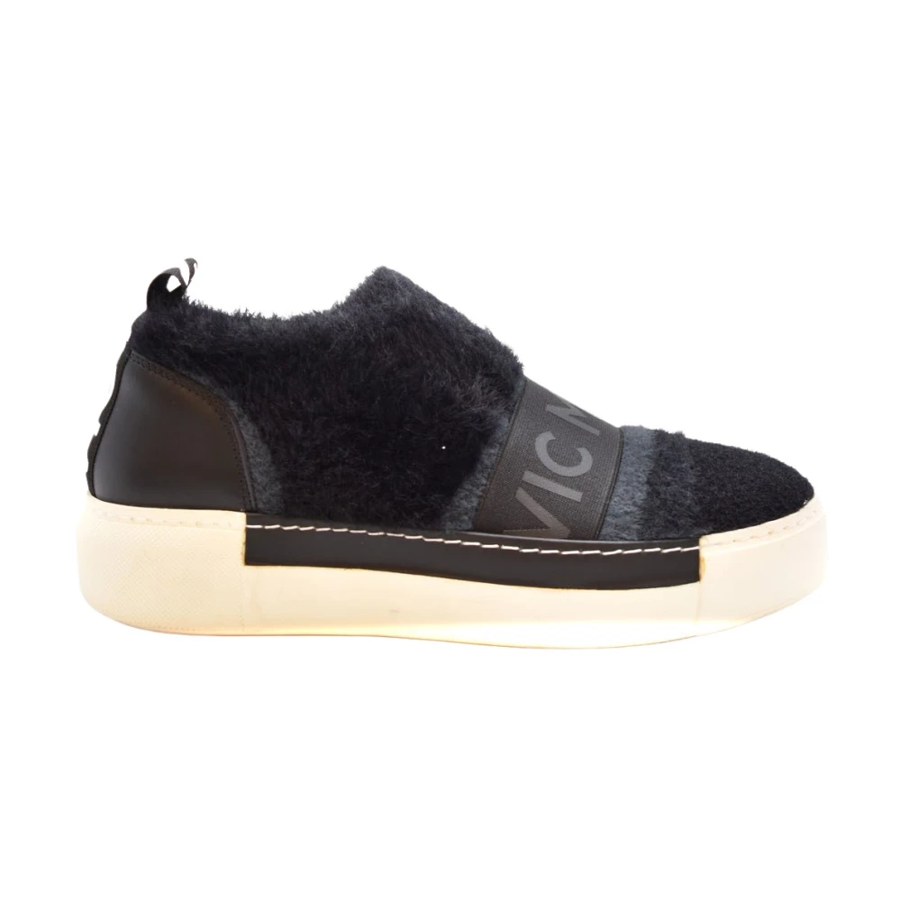 Vic Matié Stijlvolle Damessneakers Dames Schoenen Zwart