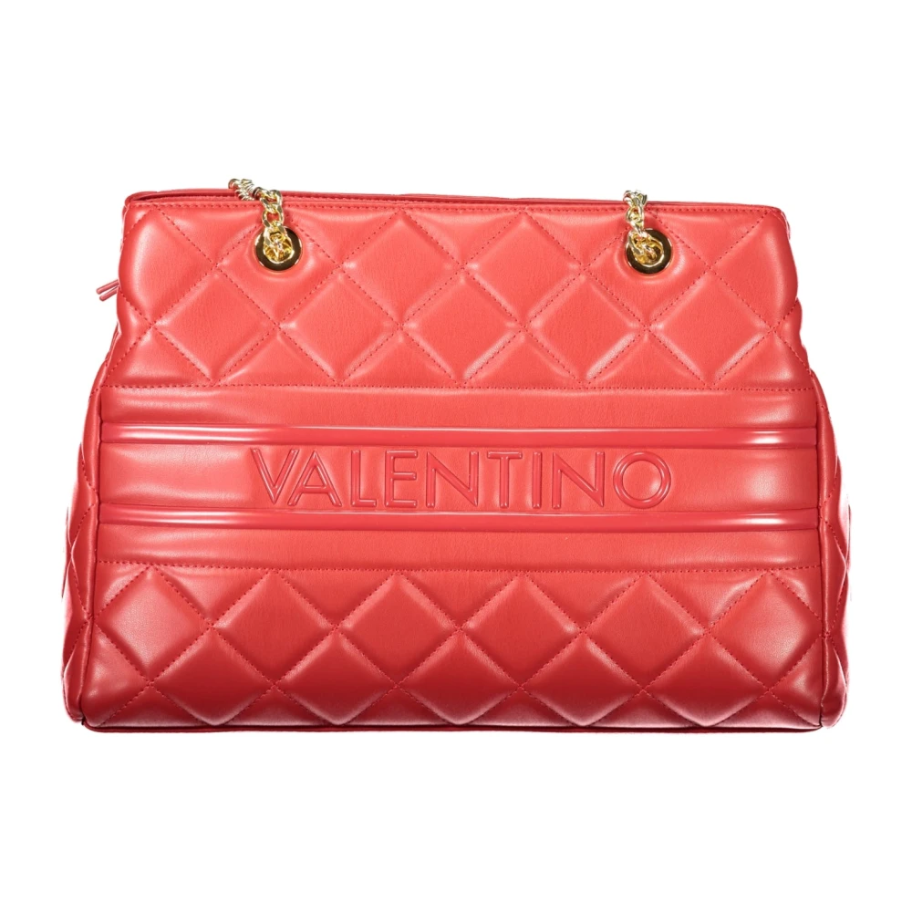 Valentino by Mario Valentino Rode Femme Schoudertas met Kettinghandvatten Red Dames