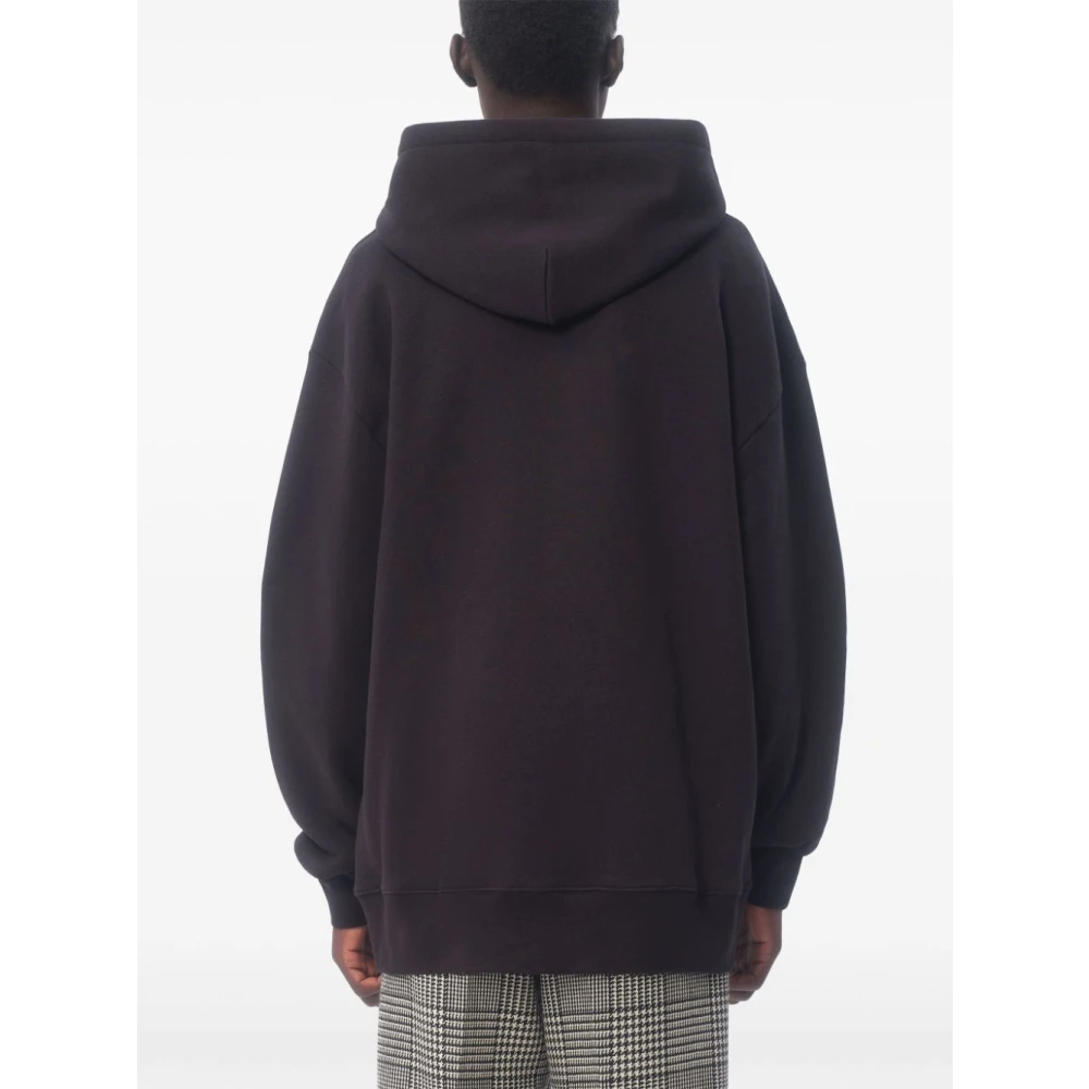 Valentino Garavani Zwarte Hoodie Casual Stijl Black Heren