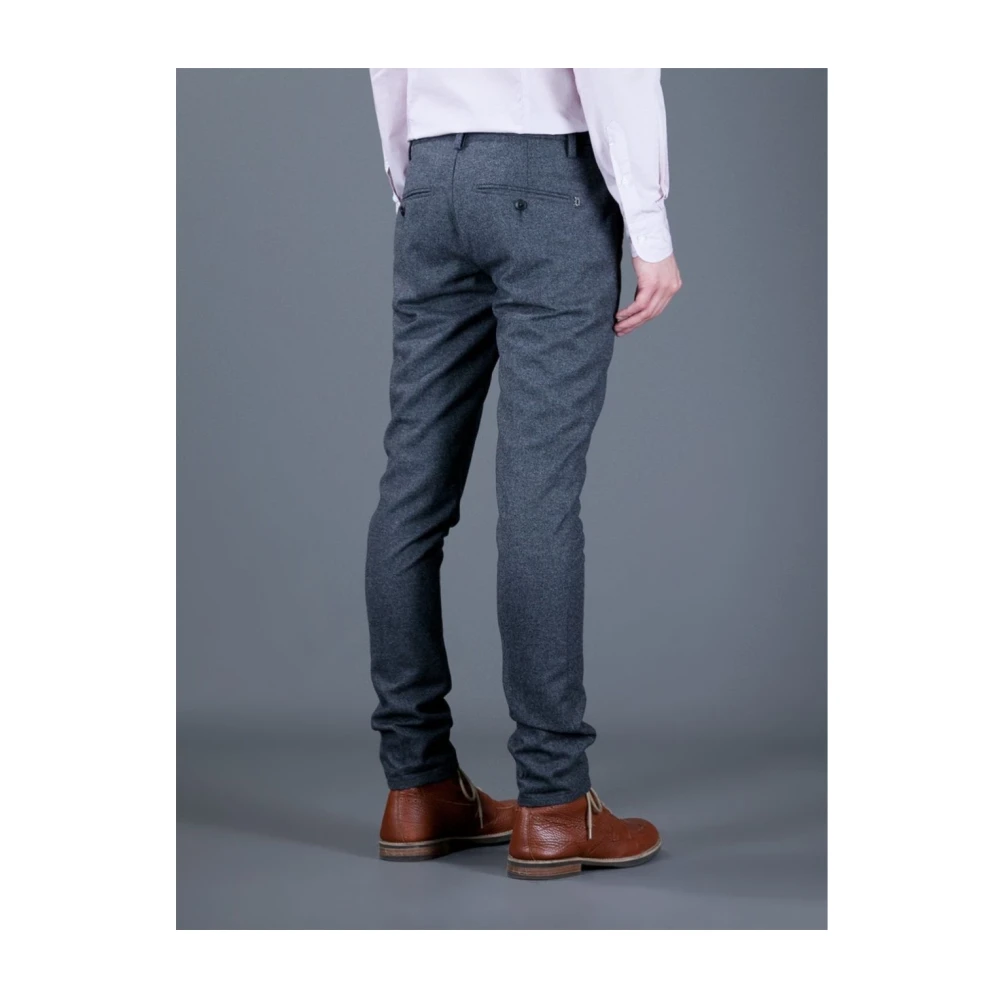 Dondup Chino Broeken Gray Heren
