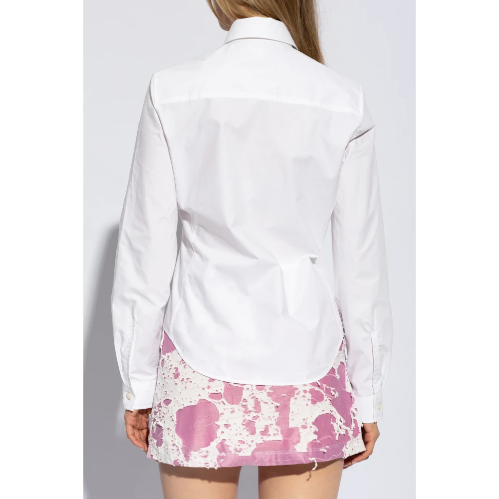 Diesel Shirt met `C-Gisel-P1` logo White Dames