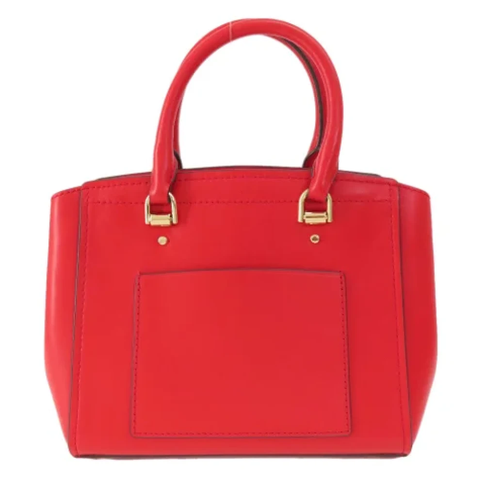 Michael Kors Pre-owned Leather handbags Red Dames