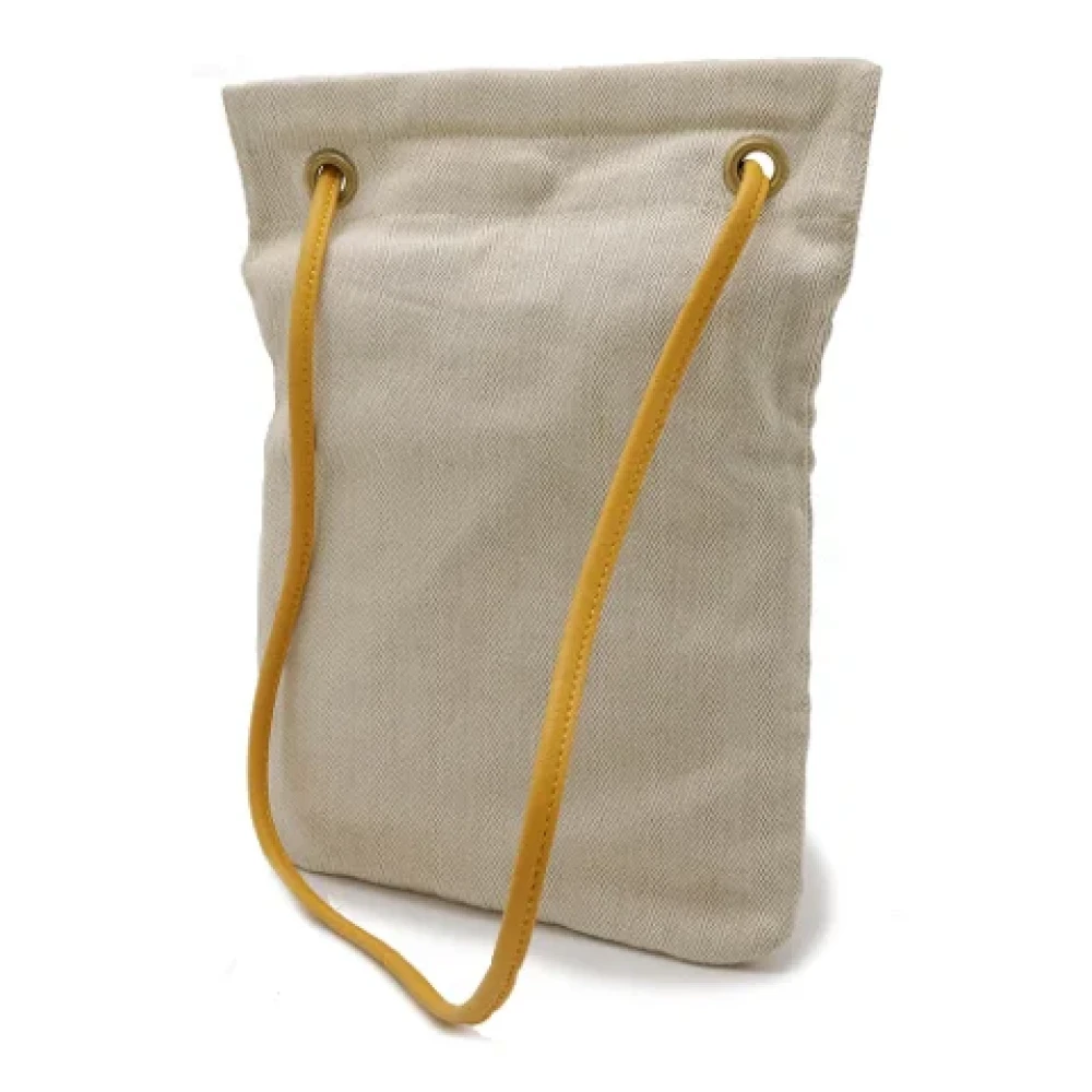 Hermès Vintage Pre-owned Leather shoulder-bags Yellow Dames