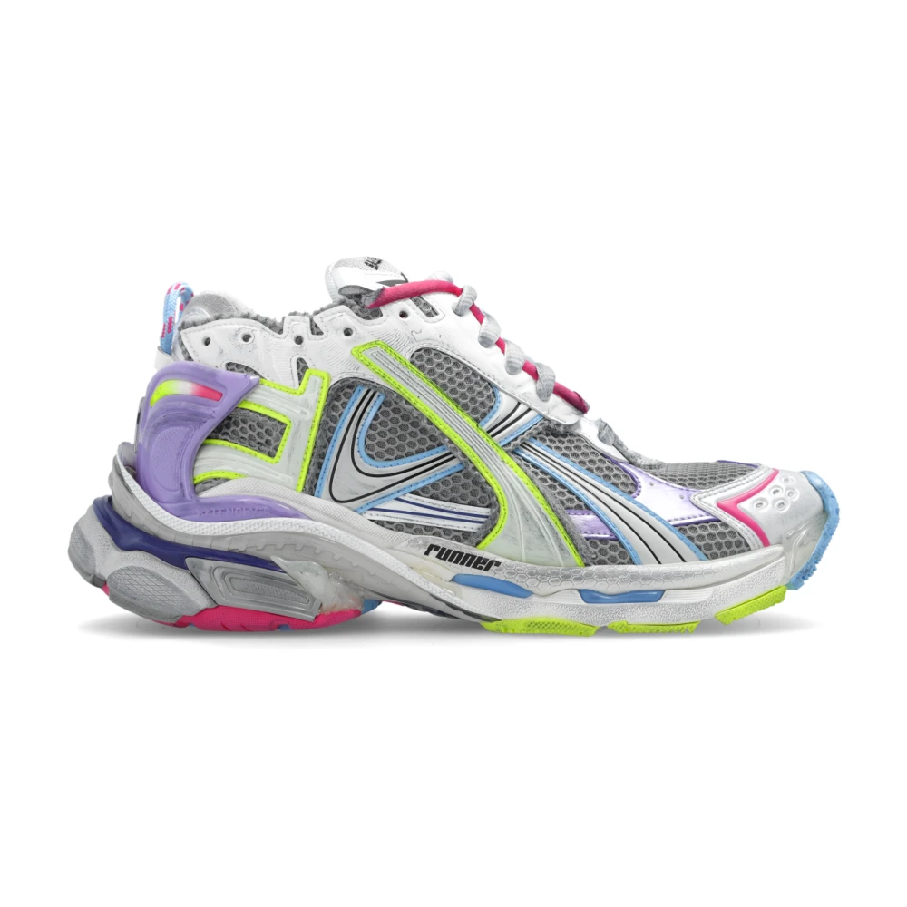 Balenciaga Women's Multicolor Runner Lace-Up Trainers - Sneakers - 3 Uk - Shoes