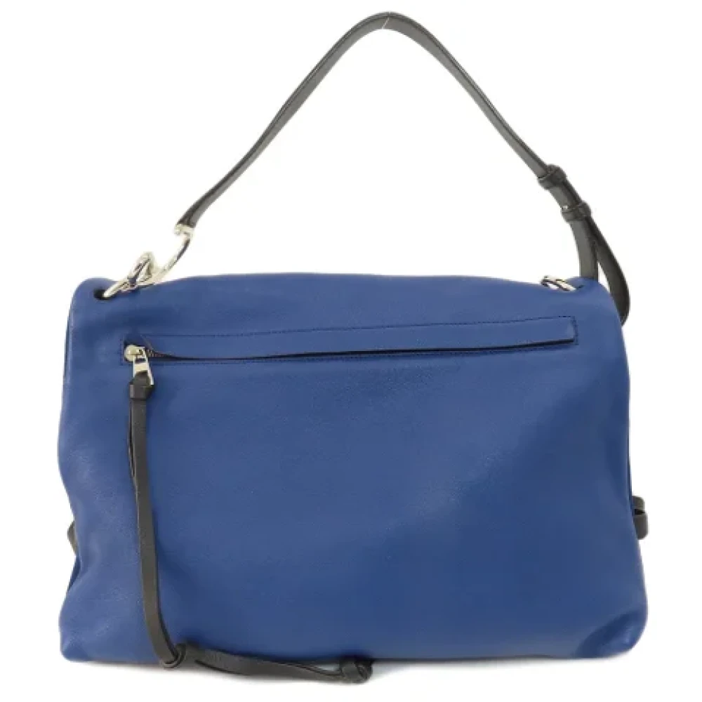 Loewe Pre-owned Leather shoulder-bags Blue Dames