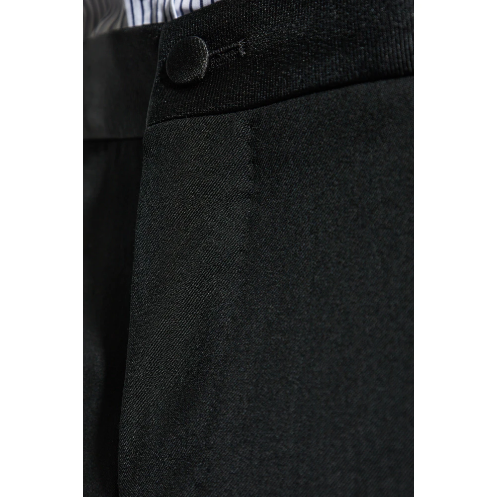 Dolce & Gabbana Geplooide broek Black Heren