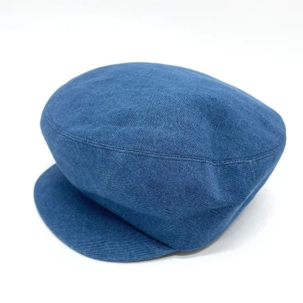 Hermès Vintage Pre-owned Fabric hats Blue Dames