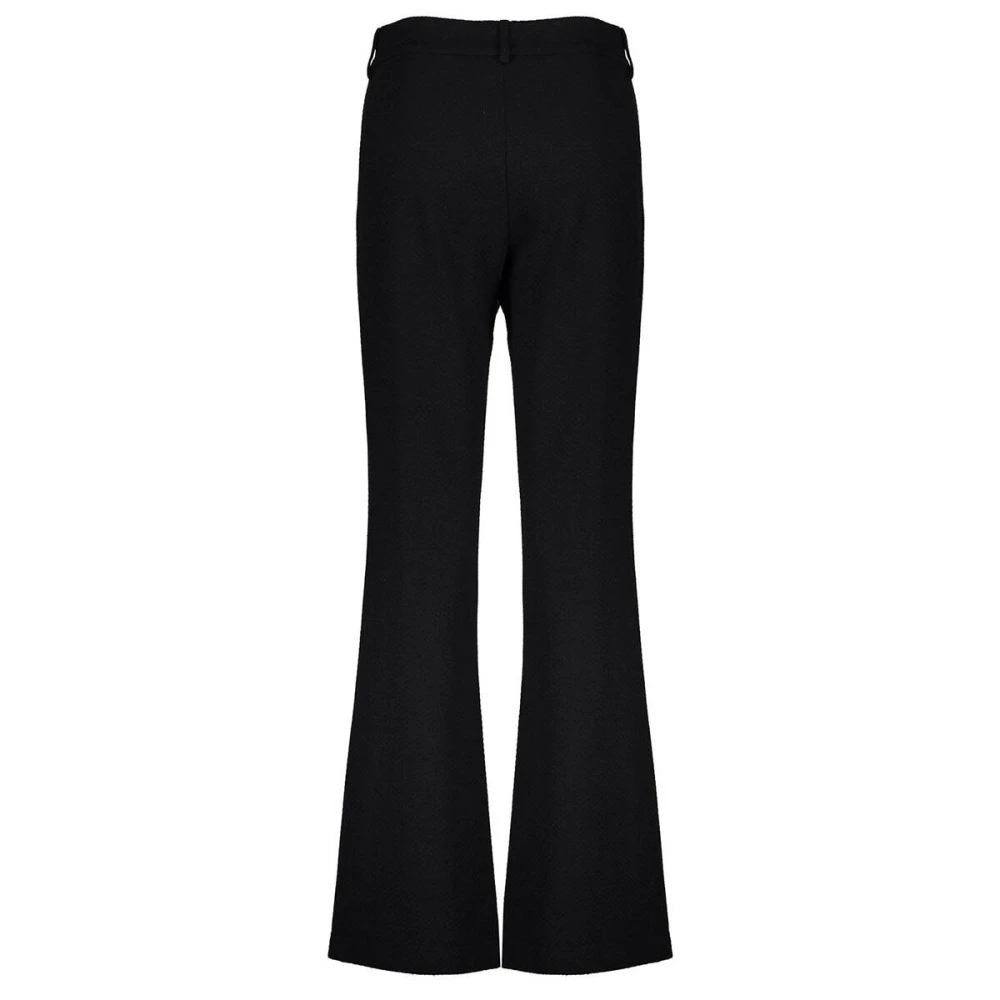 Geisha Effen Jacquard Broek Black Dames