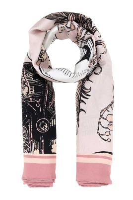 Etched Knight Silk Scarf