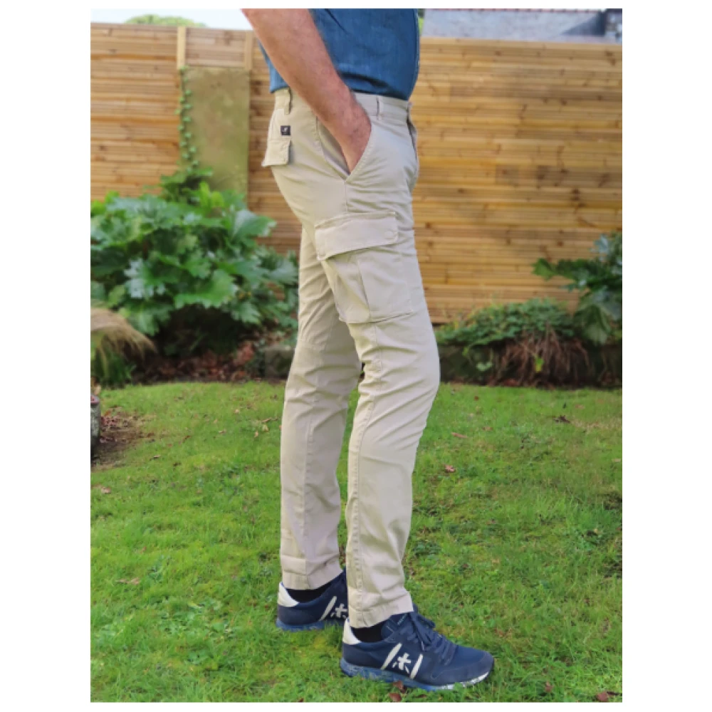 Mason's Extra Slim Cargo Broek Beige Heren