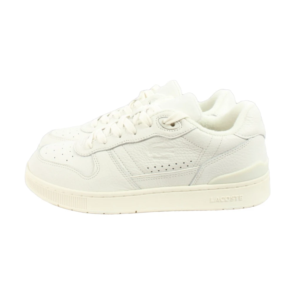 Lacoste T-Clip Set Leather Sneakers Heren Schoenen Wit