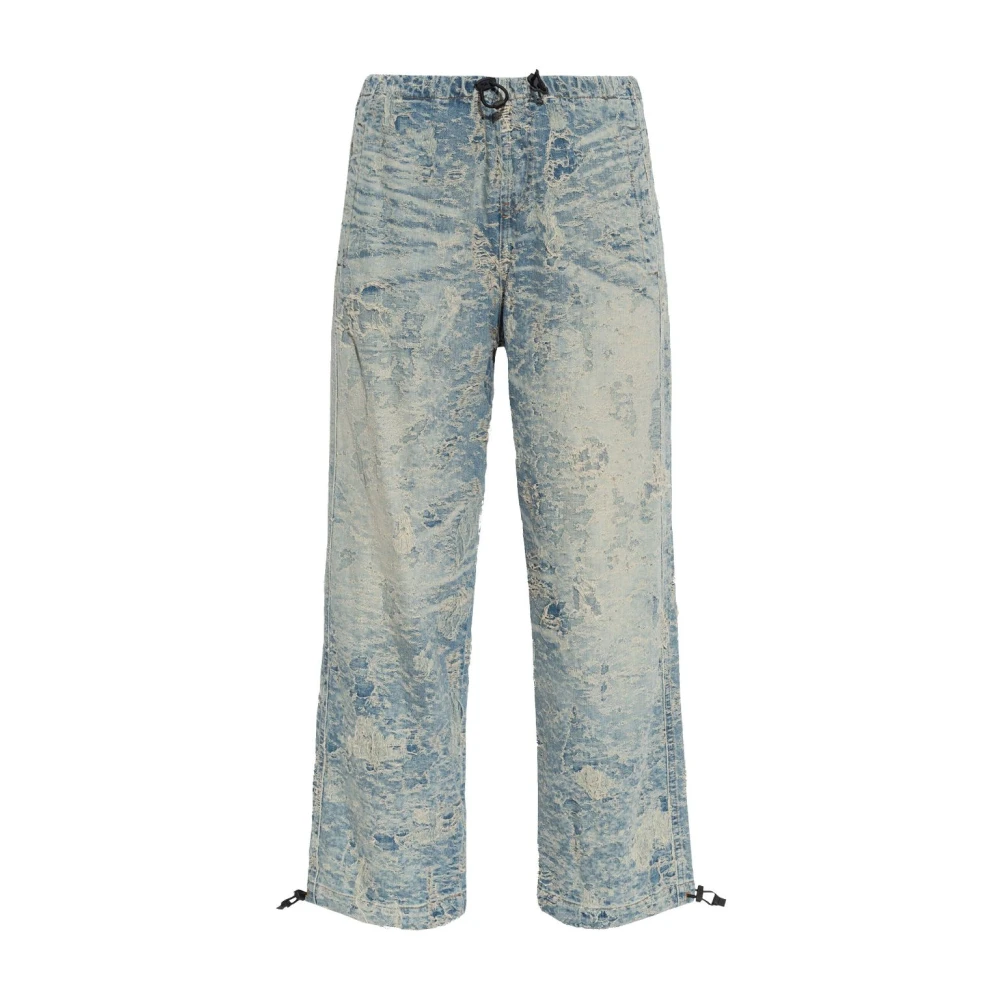 Diesel Blauwe Denim Jeans Blue Heren