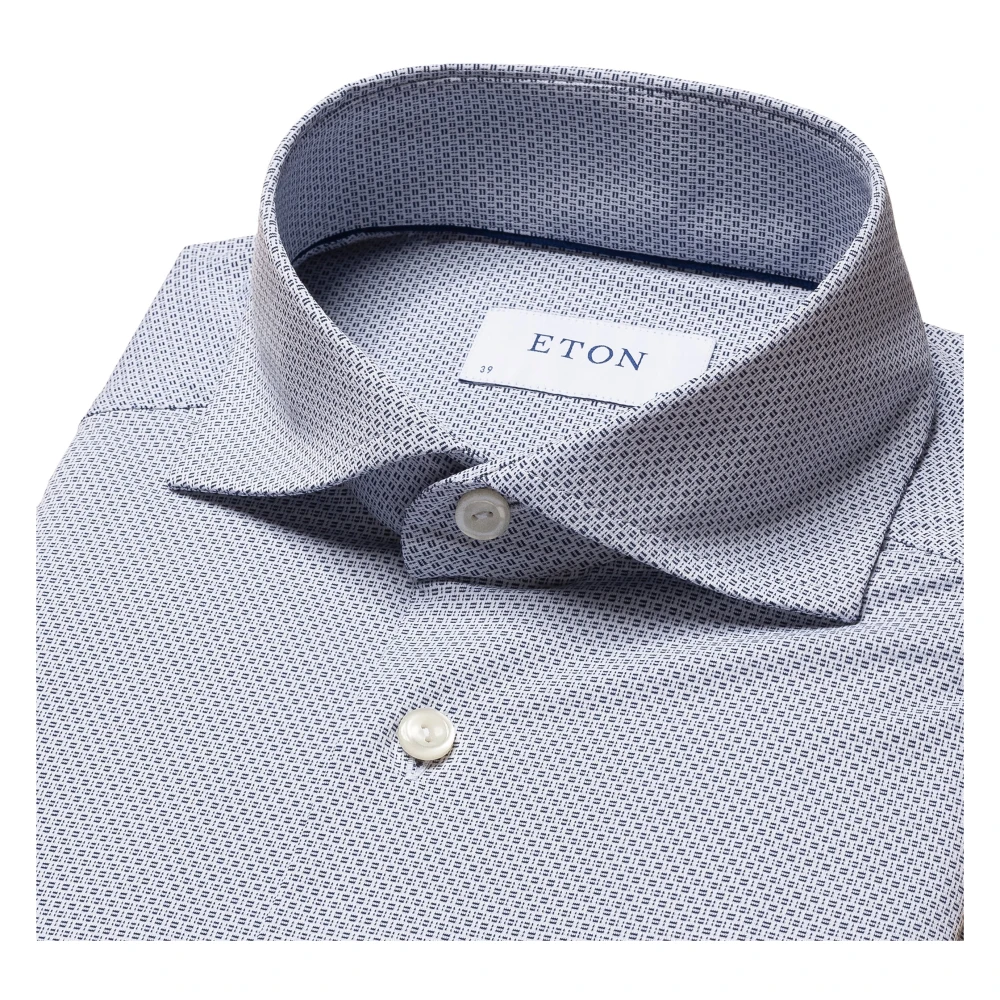 Eton Micro Print Slim Fit Shirt Multicolor Heren