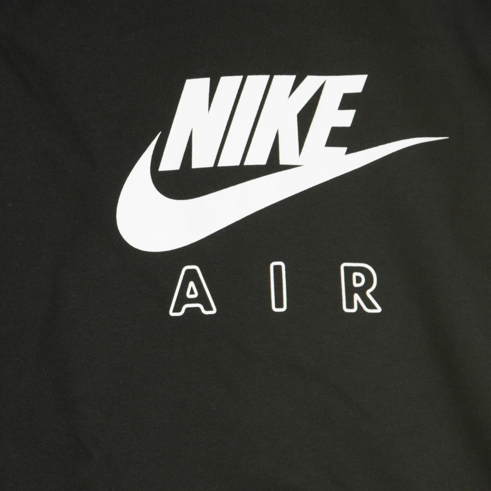Nike Air Crop Hoodie Black Dames