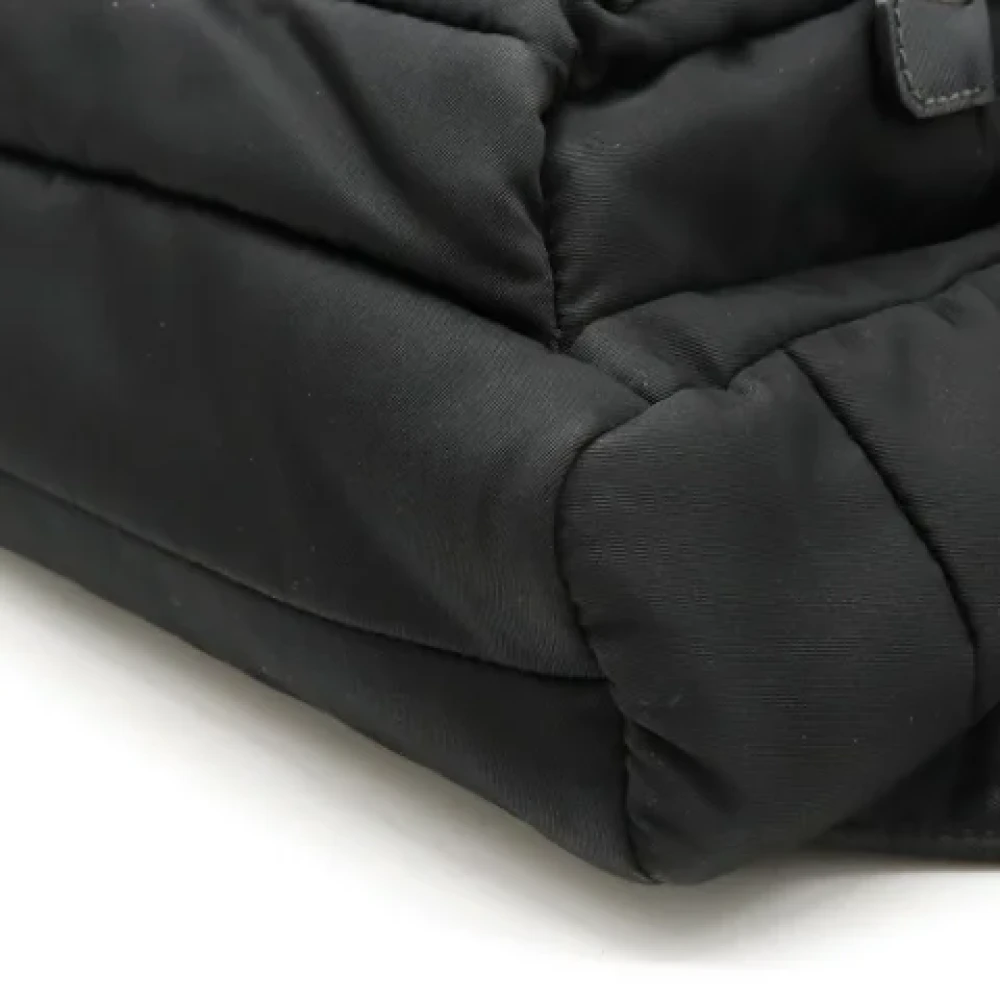 Prada Vintage Pre-owned Leather prada-bags Black Heren