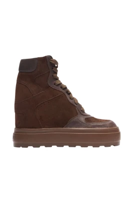 High Top Suede Sneakers
