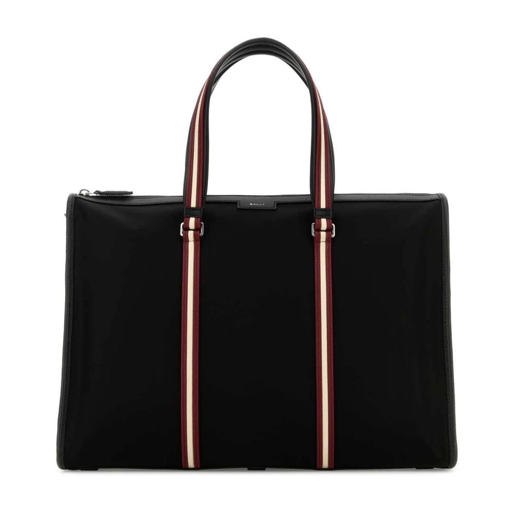 Bally Canvas Code Winkel Tas Black Heren