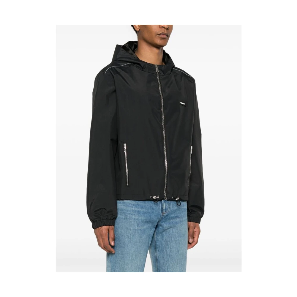 Coperni Zwarte Hoodie met Ritssluiting Black Heren