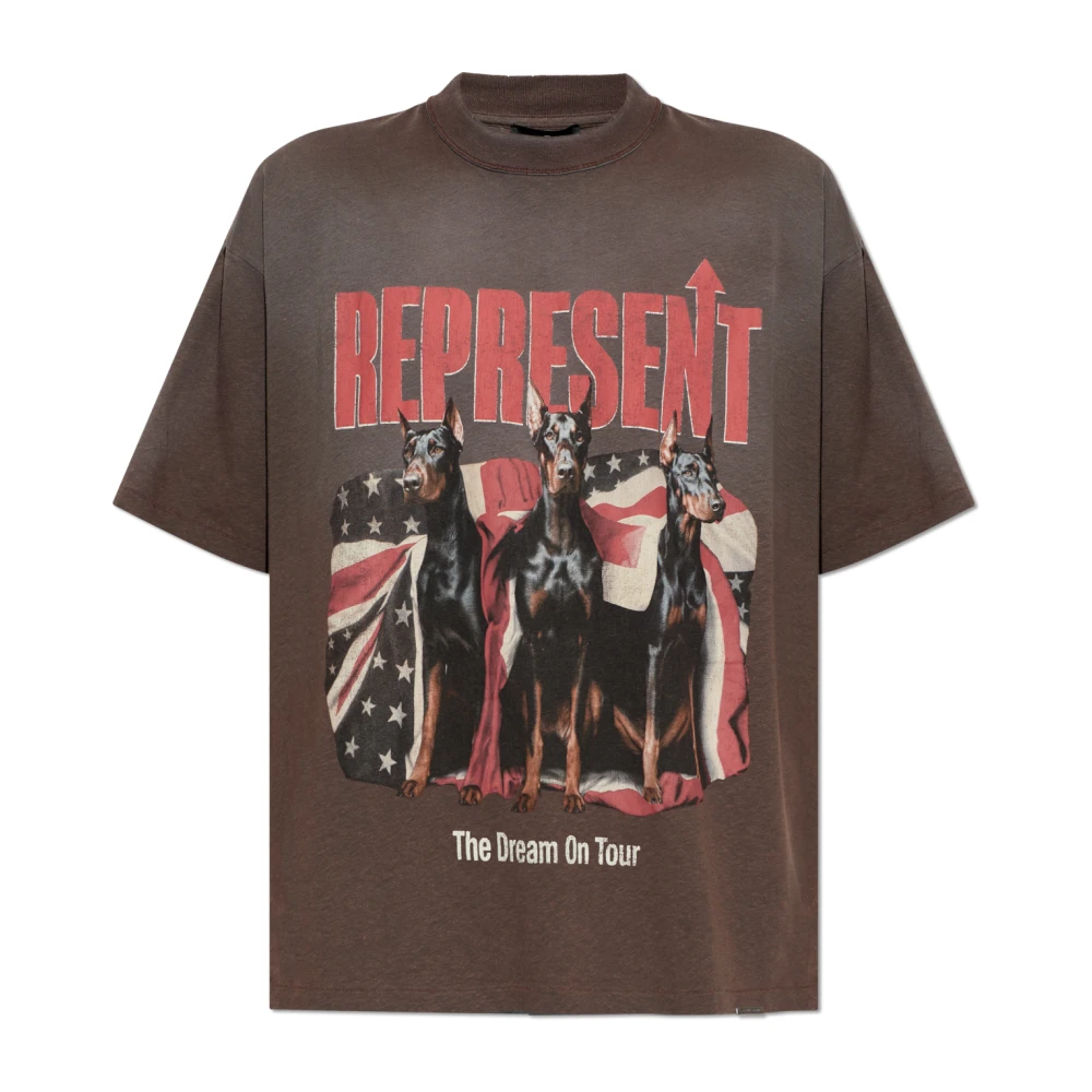 Represent Men's Gray T-Shirt Dream On Tour - T-Shirts - S - Tops