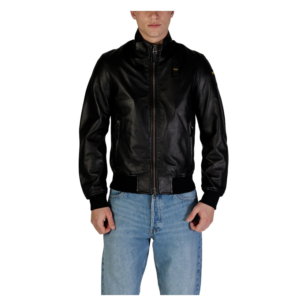 Jackets > Leather Jackets - - Blauer - Modalova
