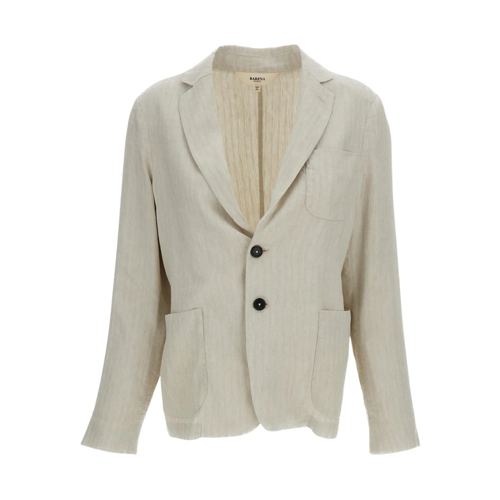 Barena Venezia Women's Beige Blazers, Xs, Sila Liscia Jacket