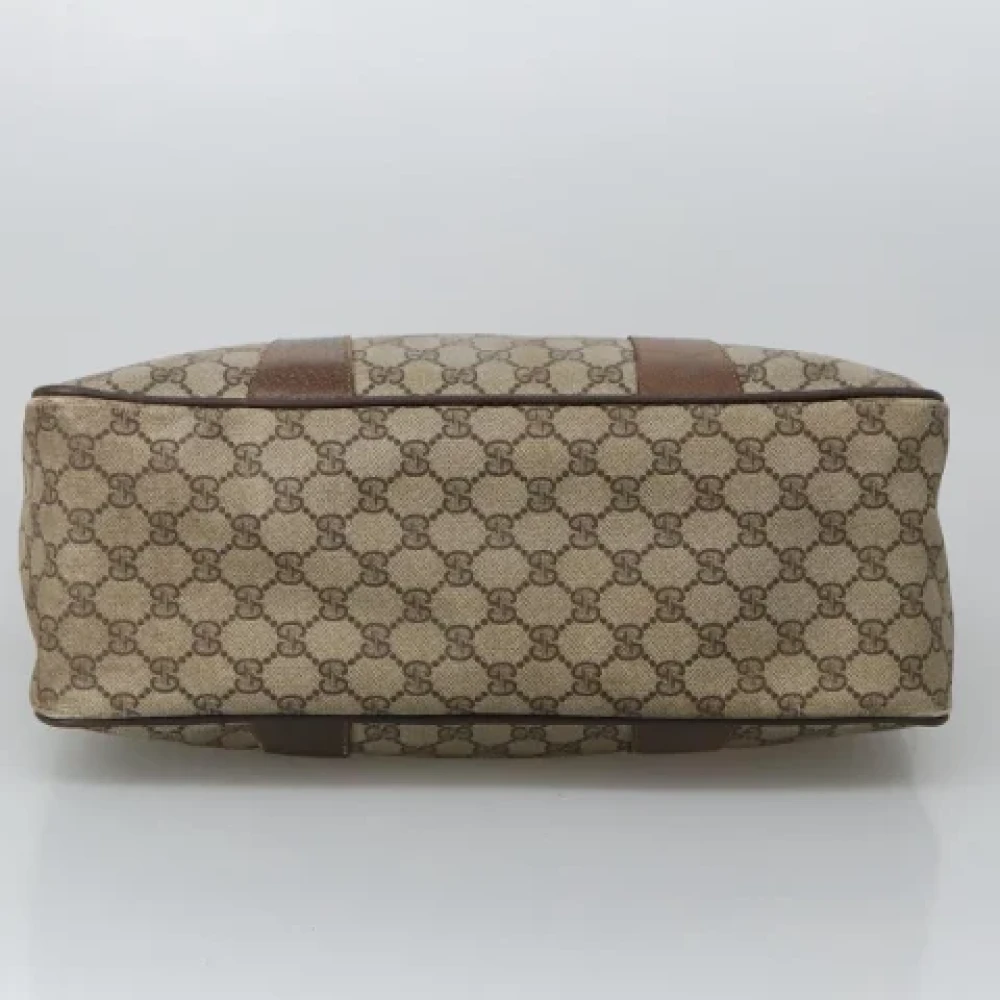 Gucci Vintage Pre-owned Leather handbags Beige Dames