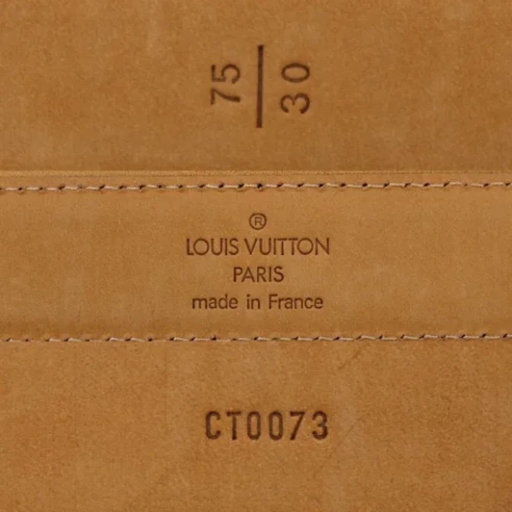Louis Vuitton Vintage Pre-owned Leather belts Black Heren
